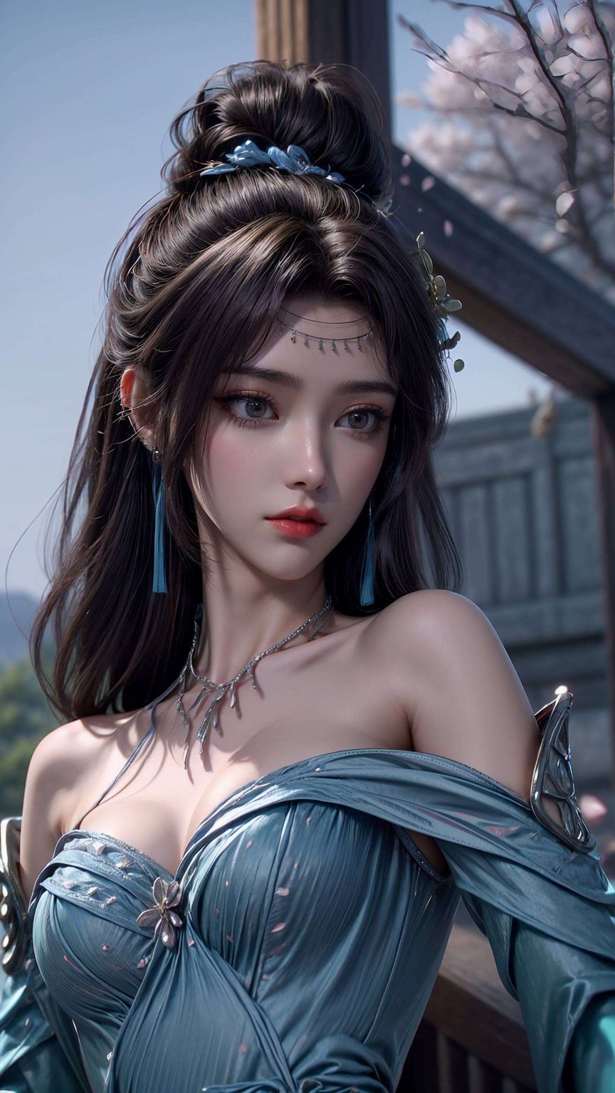 如画中仙子云韵手机壳壁纸