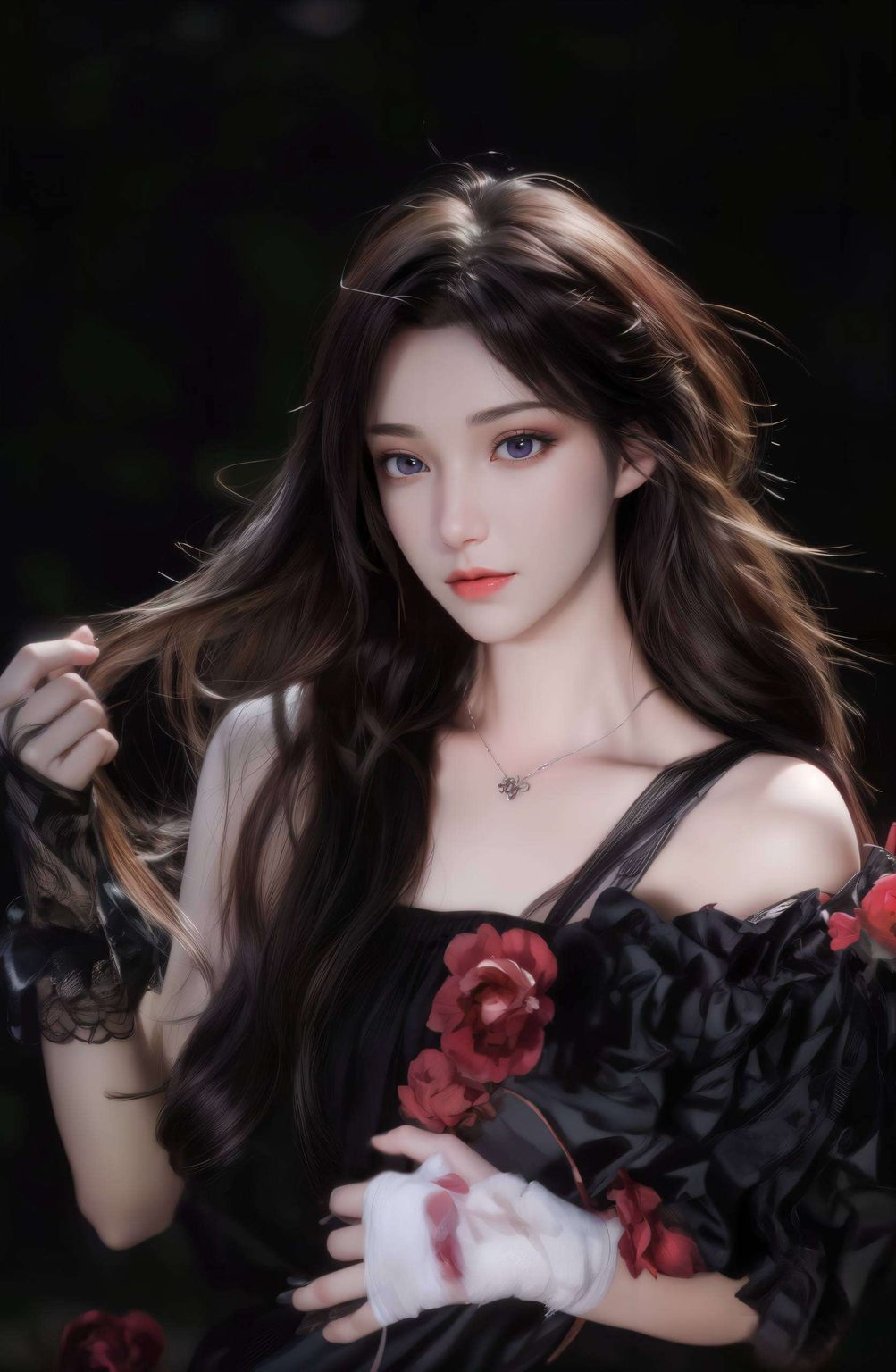 将这些壁纸设置为锁屏诠释了国漫女神的韵味