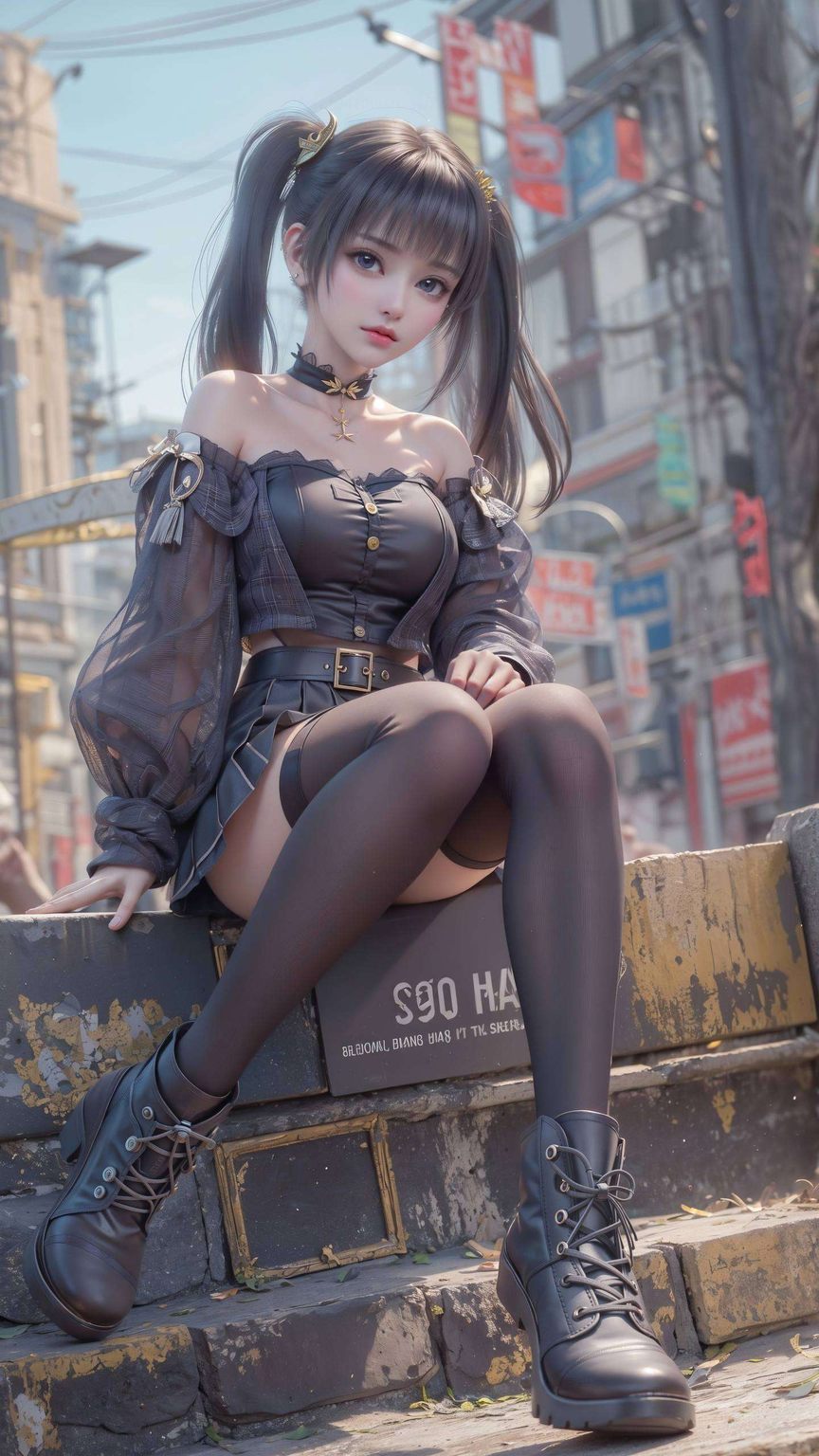 动漫美女的灵动一抹玄幻色彩