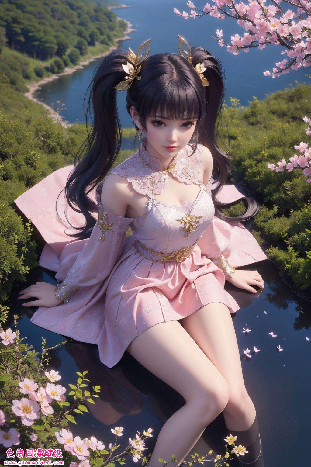 身姿曼妙每一笔线条都勾勒出东方玄幻的韵味