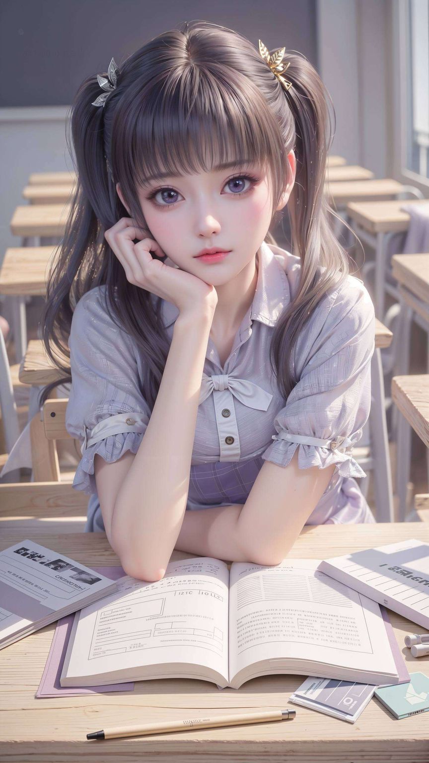 气势如虹国漫美女的代表