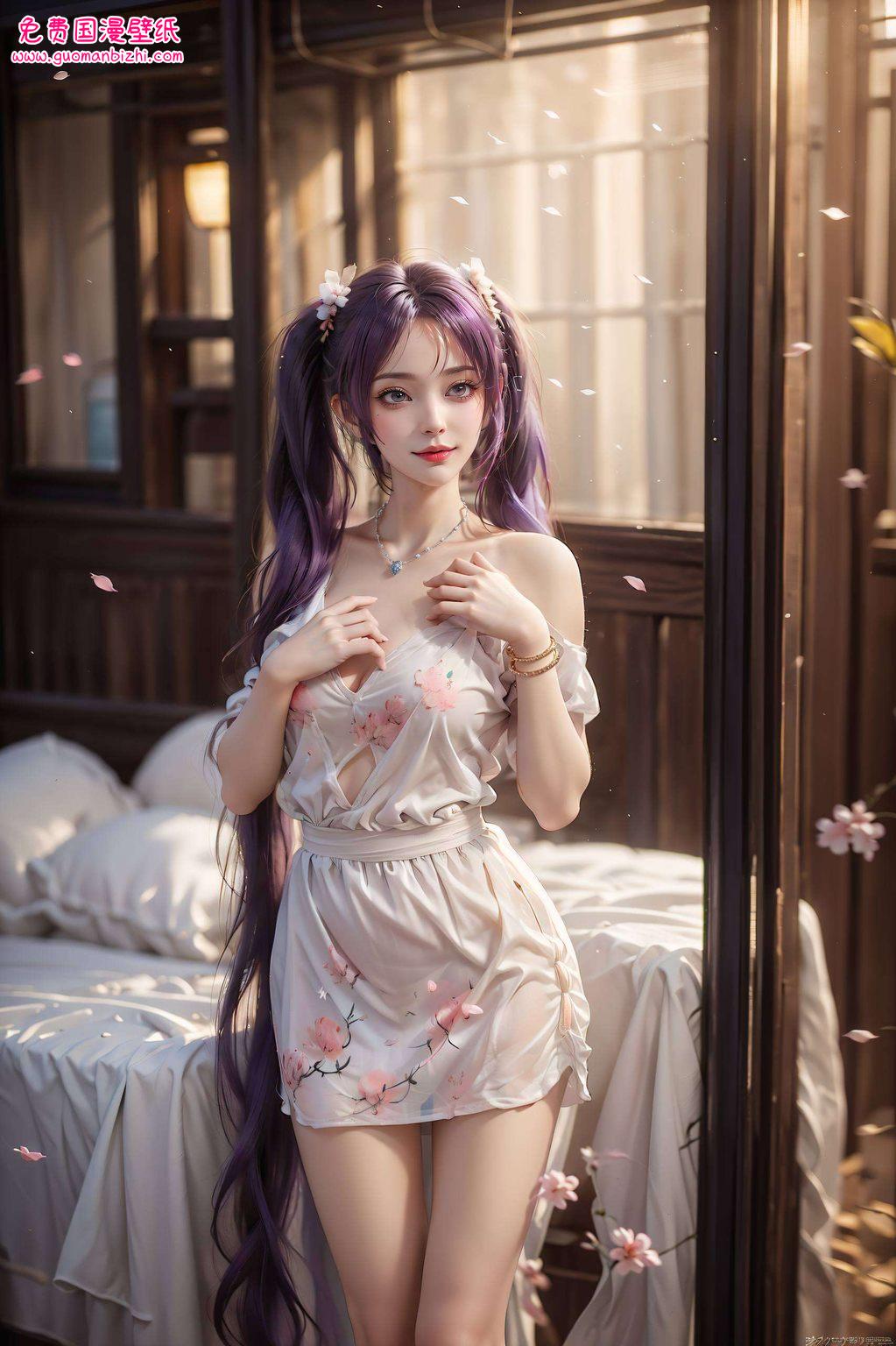 每天都能和小姐姐们一起冒险哦！🌟✨她的眼神里藏着无尽的秘密