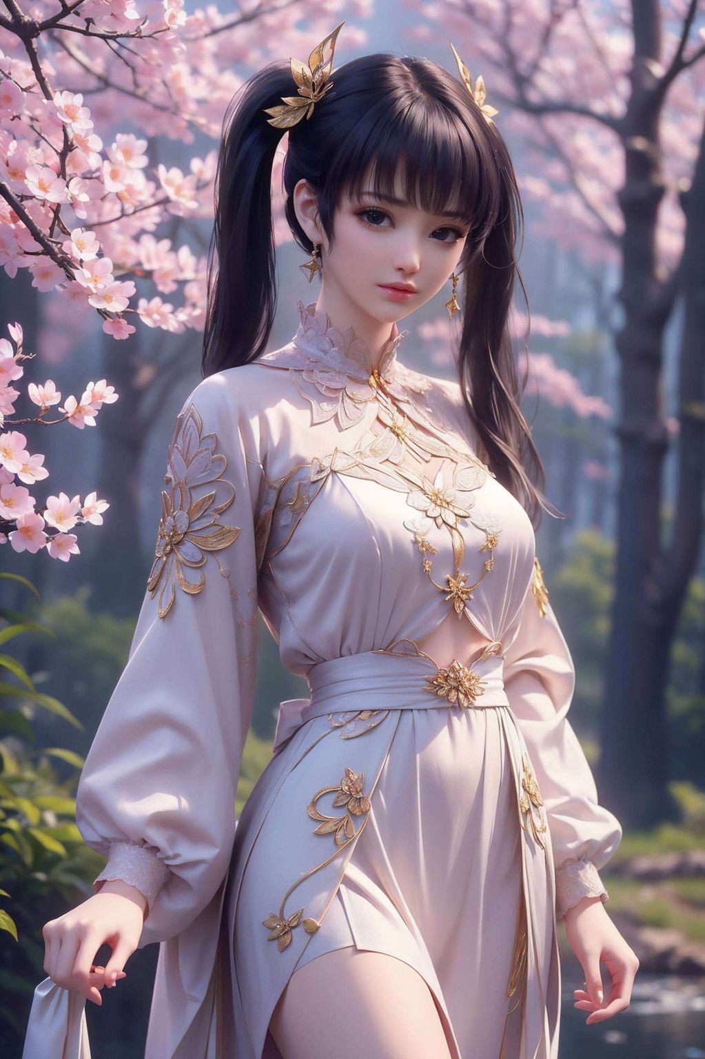 美眸含笑说她是从太虚古龙壁纸中走出的国漫美女