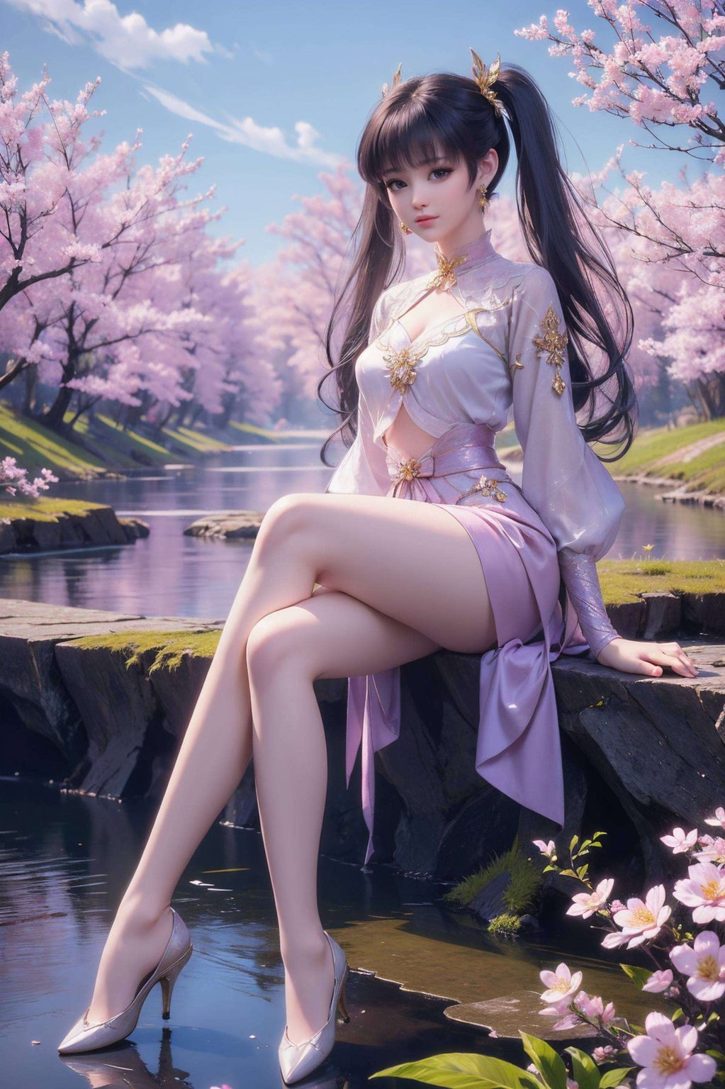 那抹如诗如画的身影仿佛让国漫的韵味与动漫的灵动同框竞技