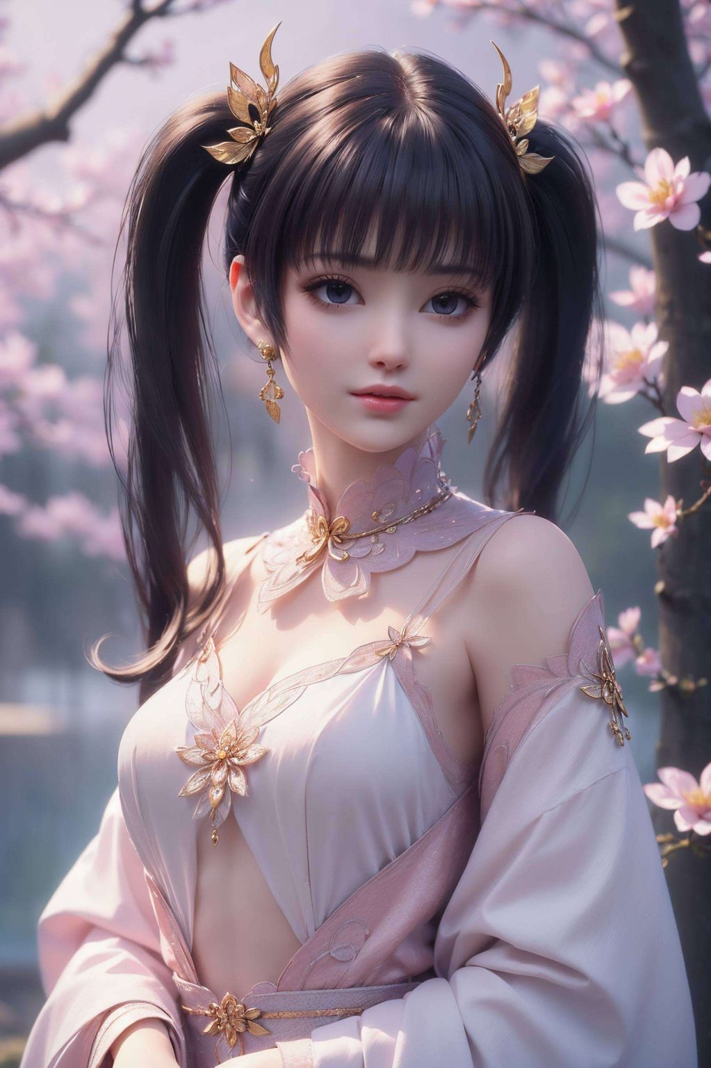 宛如画卷紫妍轻舞