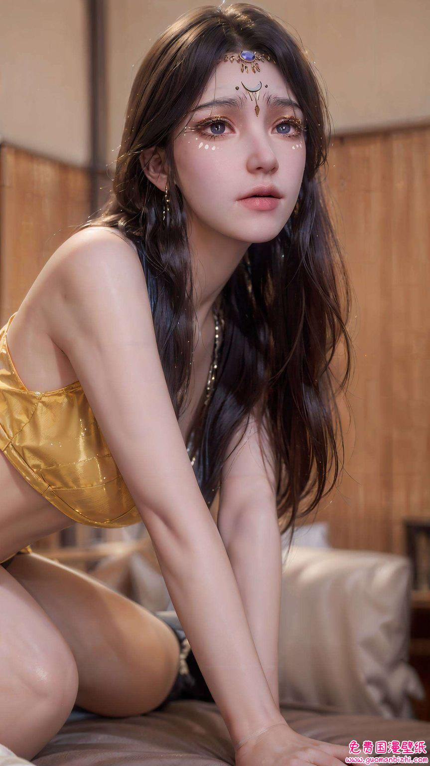 而在我们的高清壁纸中一袭红衣似火