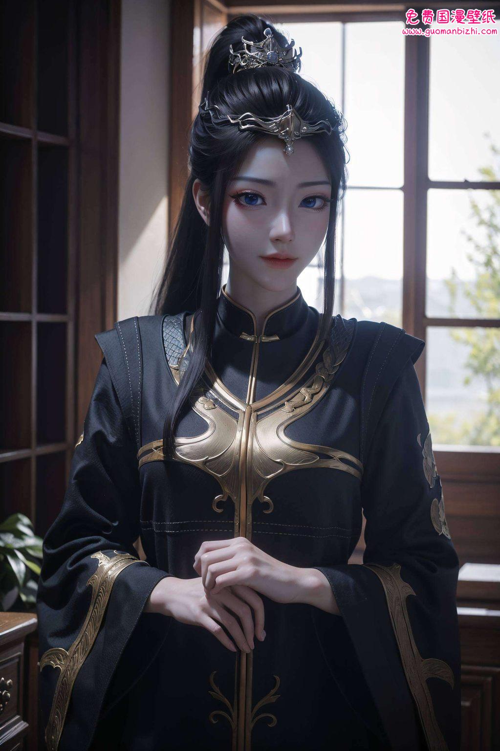 在炫彩壁纸的像素海洋中元瑶翩翩起舞