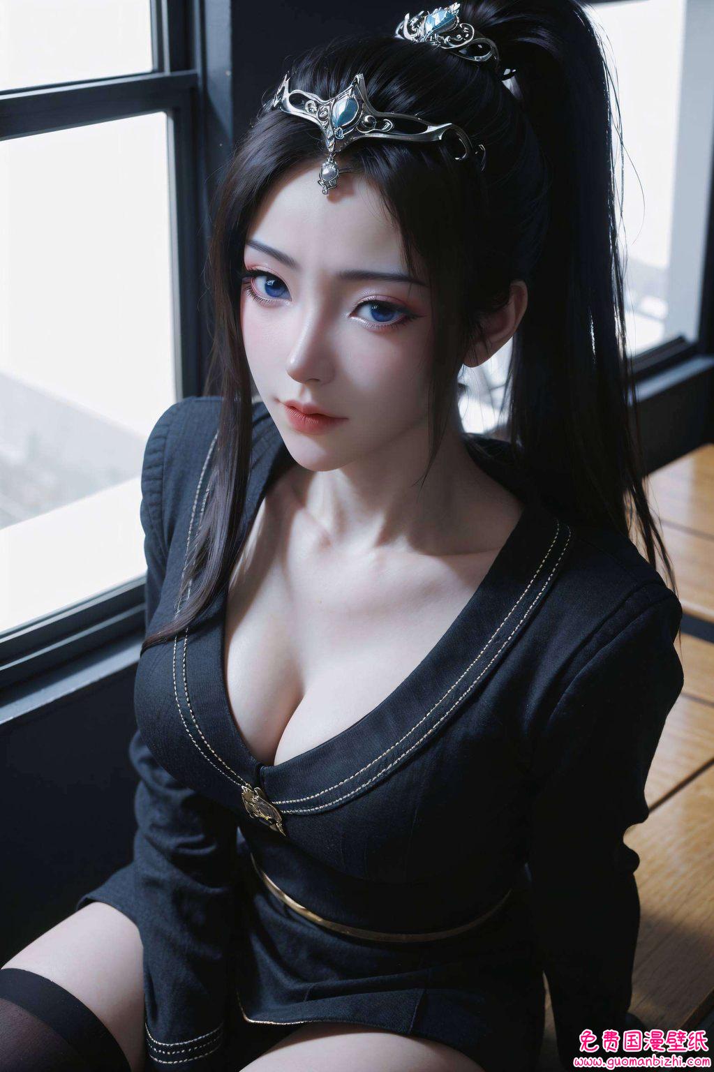 高清大图捕捉了她婉约的神态都仿佛带着凡人修仙传中的玄幻色彩