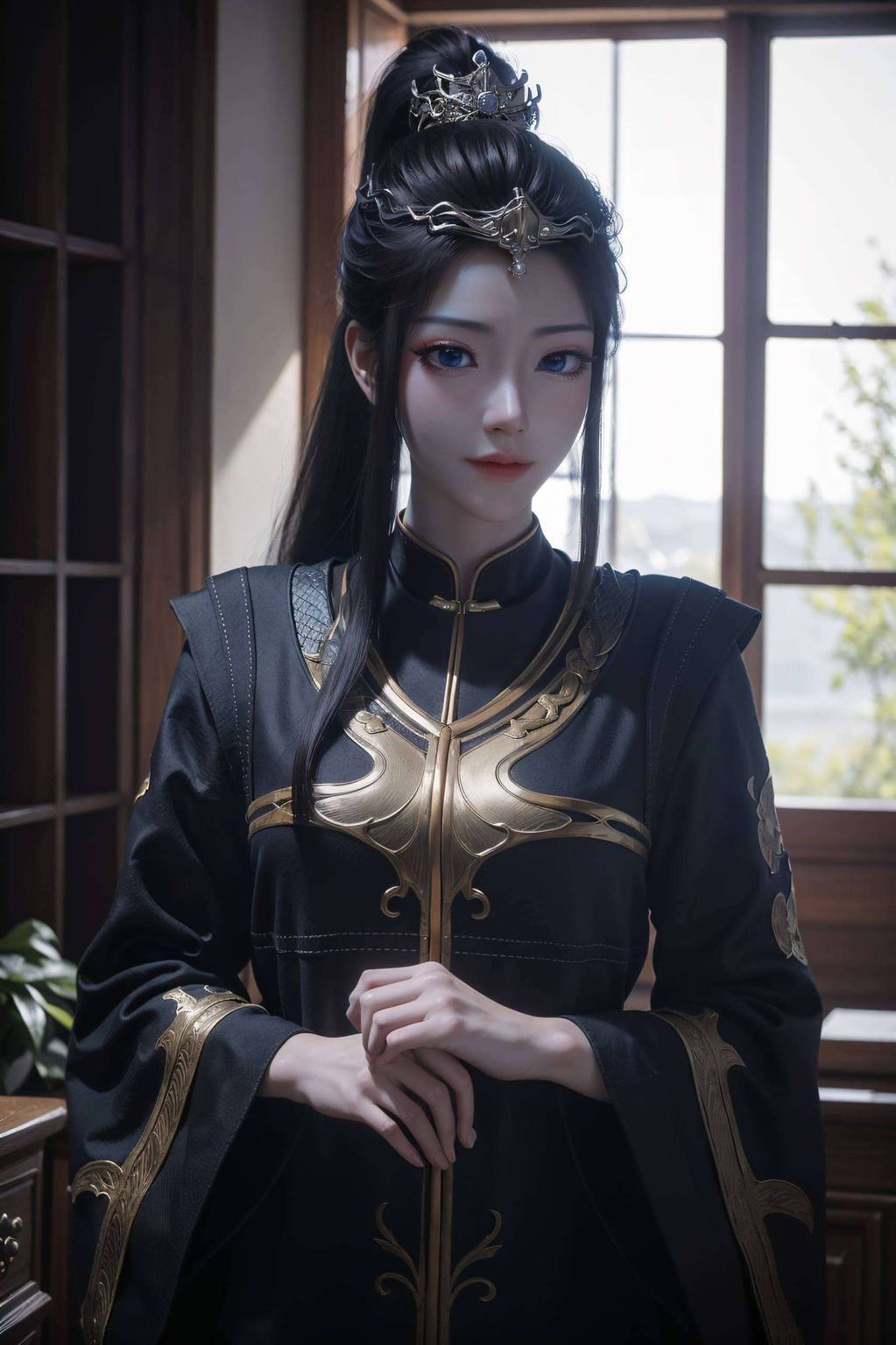 诠释着动漫美女的灵动与玄幻以国漫女神的容颜