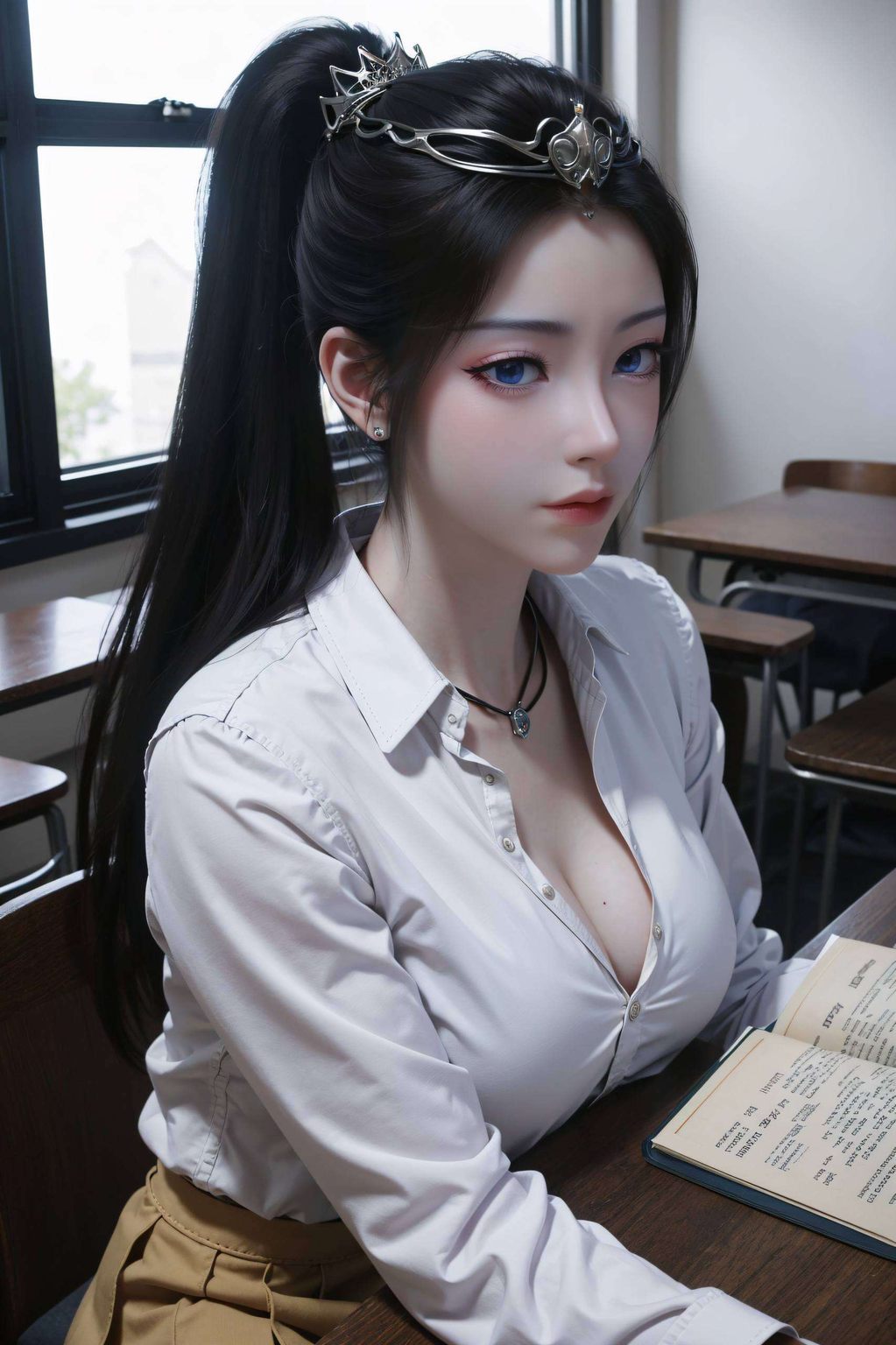 国漫女神之美动漫壁纸中的精灵