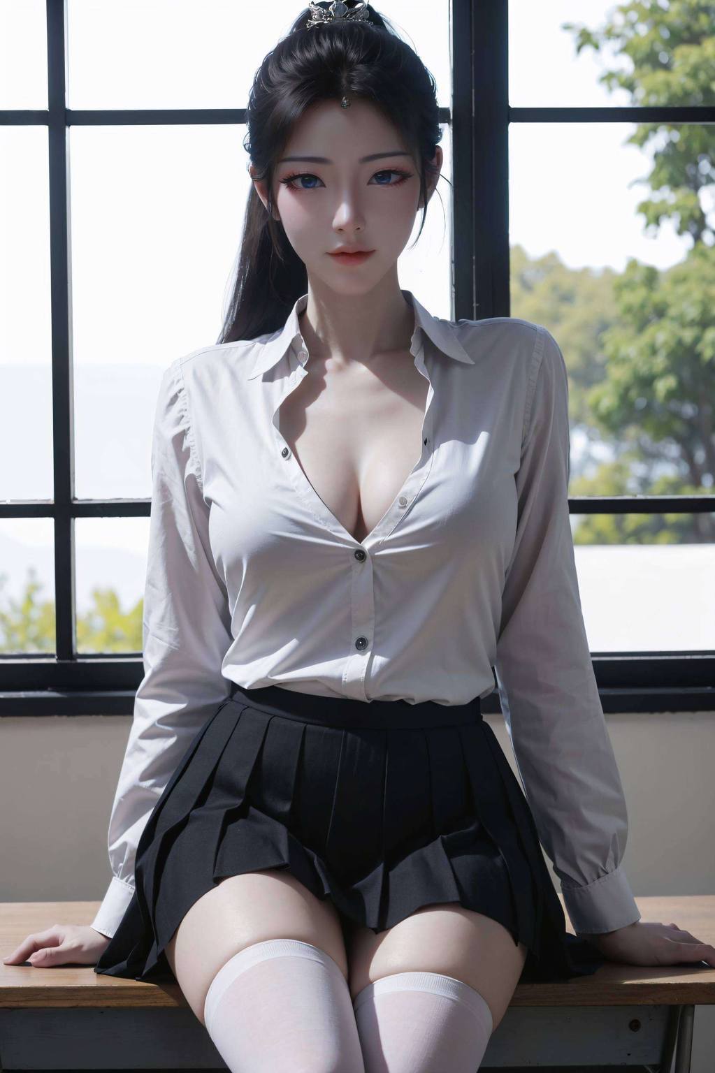 让人想起国漫中的那些绝世美女高清的二次元瑶瑶壁纸