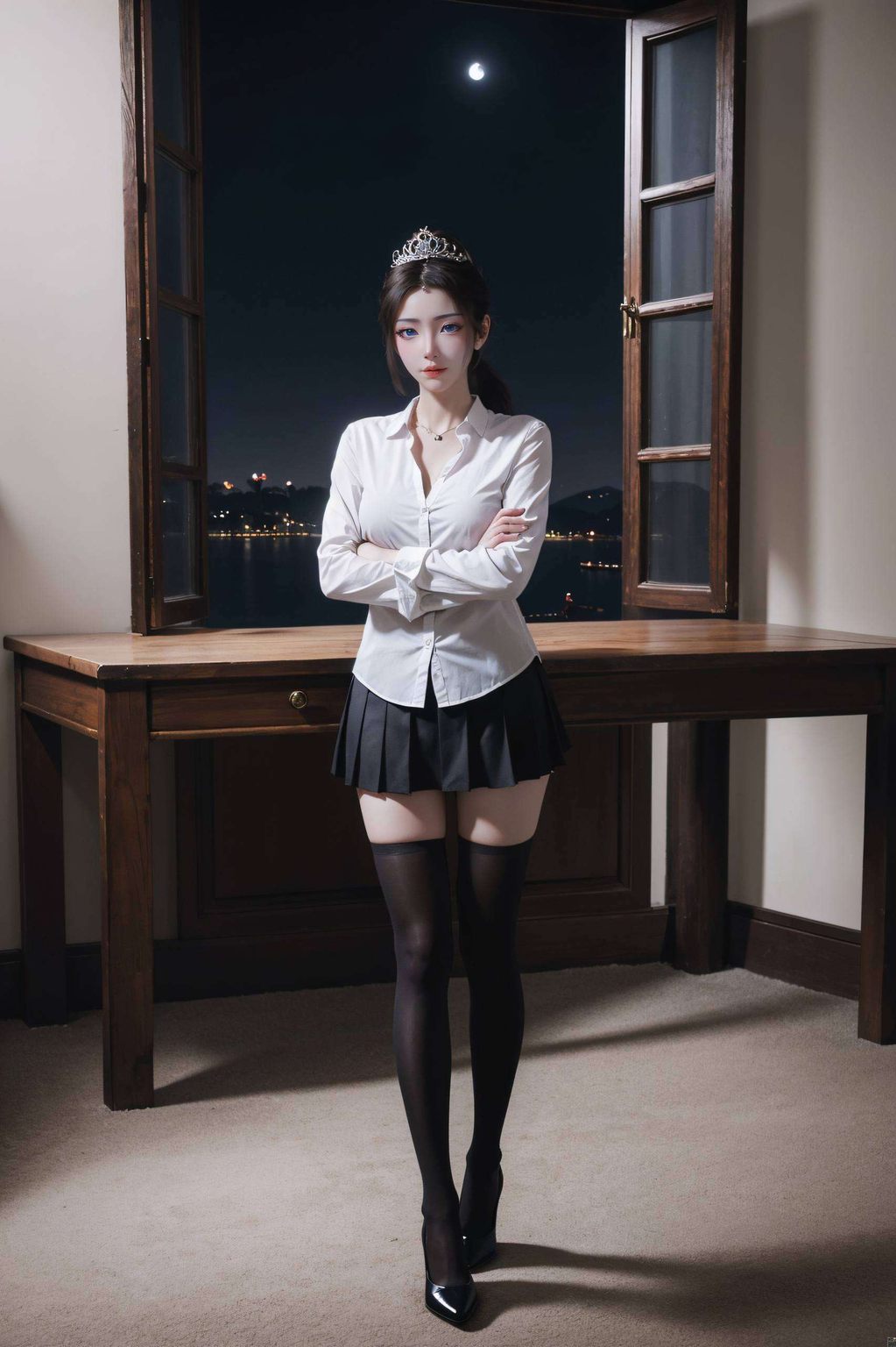 如同一颗璀璨的祈愿星如同国漫美女的化身