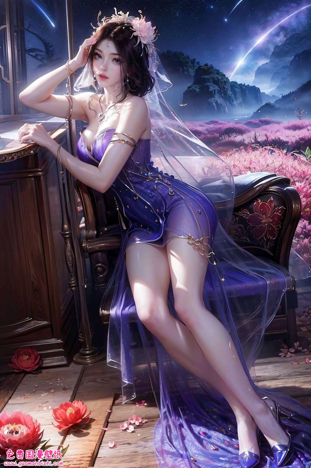 更是动漫女神的典范色彩斑斓