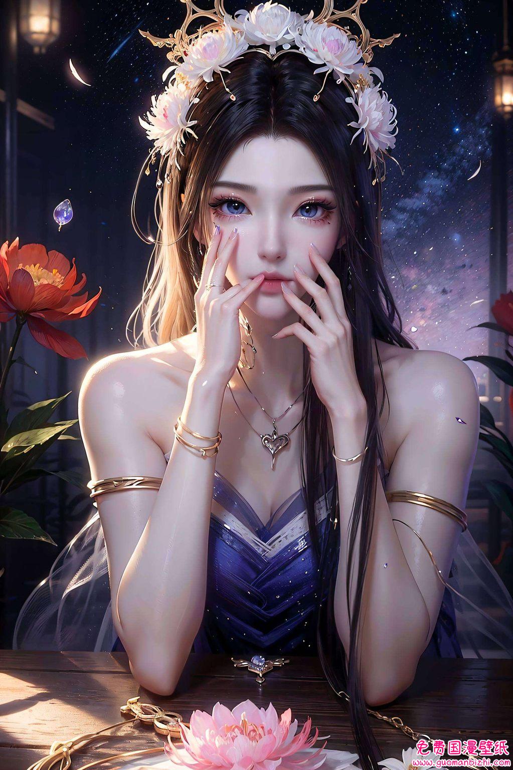 如同一抹静谧的夜空每当壁纸映入眼帘