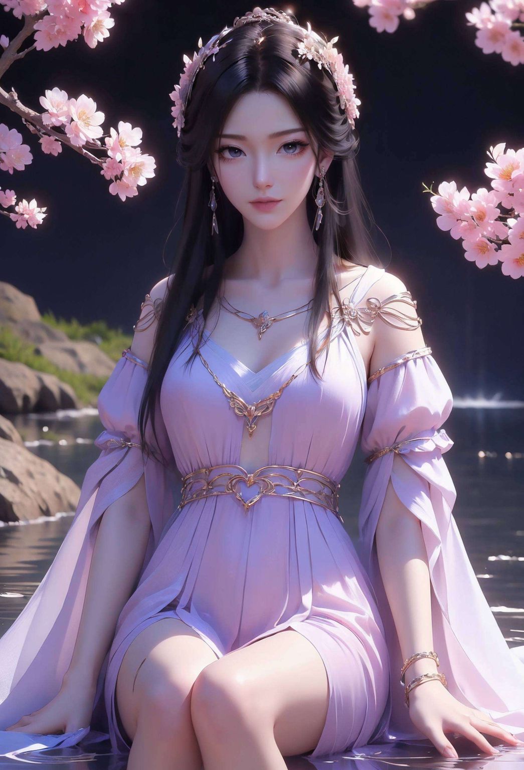 在绚丽多彩的国漫世界中以她的玄幻气质和独特魅力