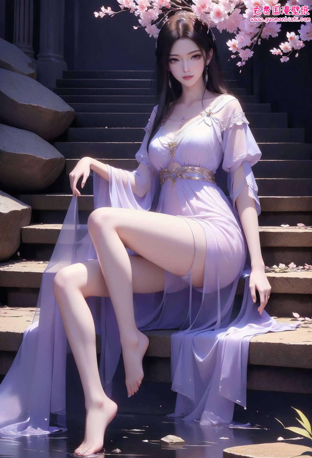 紫灵平板壁纸高清的炫彩光芒洒满桌面紫灵