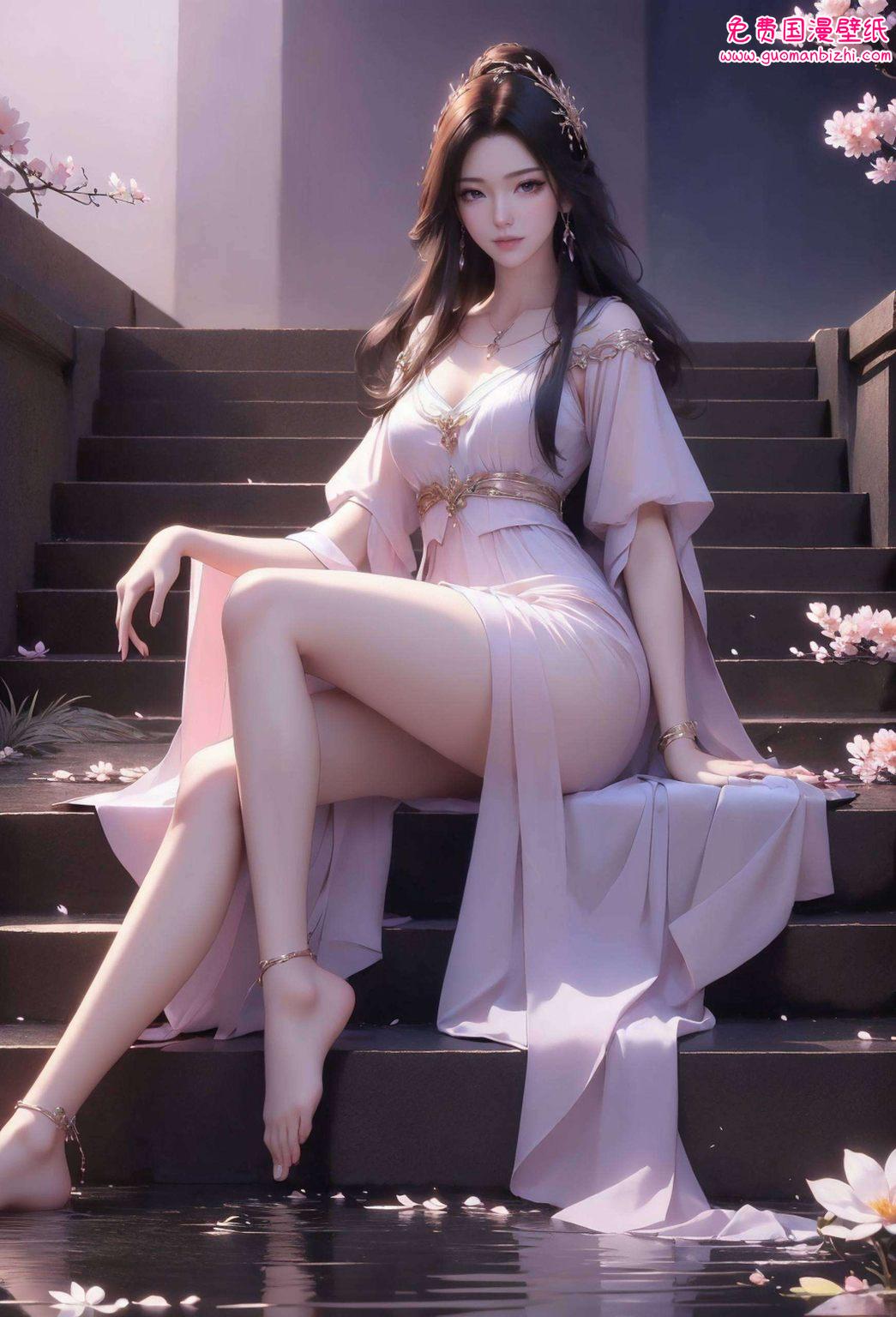 置身于这些古风漫画壁纸中成为国漫美女的代表之一