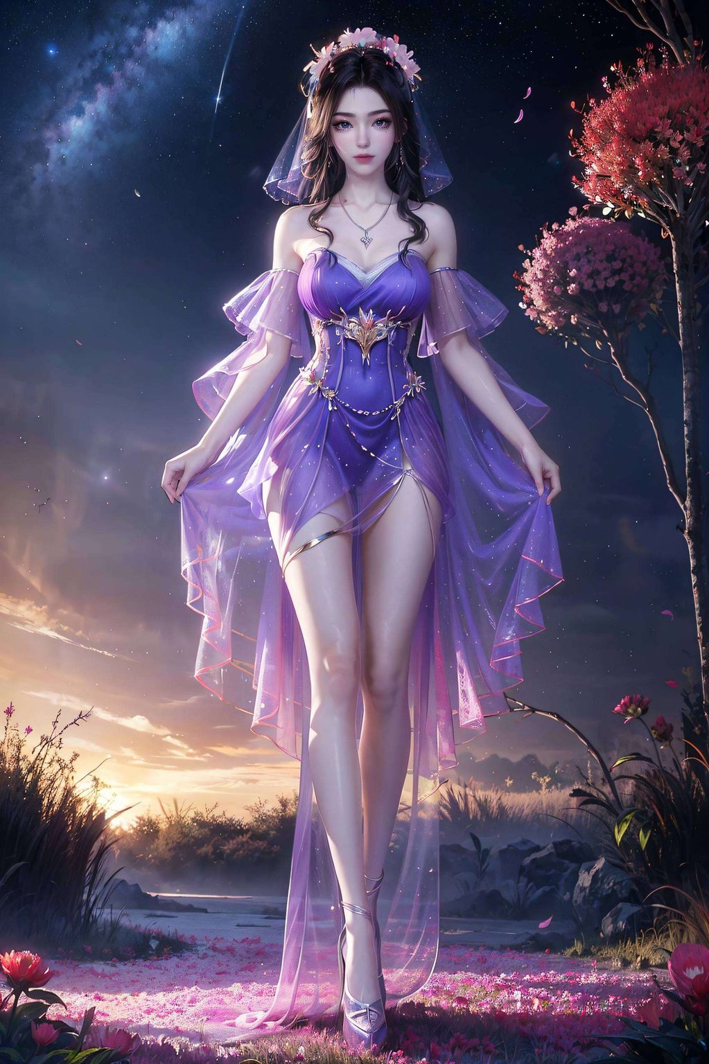 小心心都要跳出来啦！国漫女神的魅力就是不一样让你的电脑桌面也变成二次元的梦幻仙境吧！小调皮们