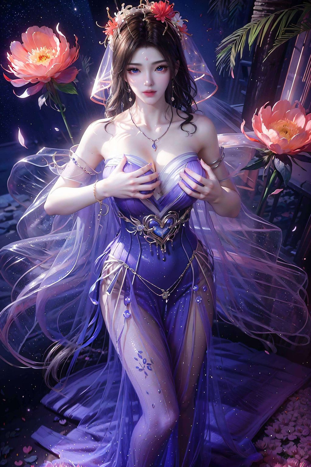 美得让人惊叹紫灵辫子壁纸如同一抹亮丽的色彩