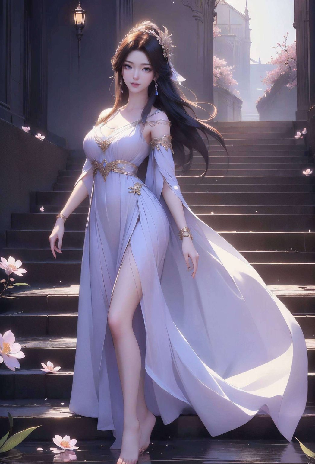 又是国漫美女中的一抹幽深仿佛在这玄幻的国度里