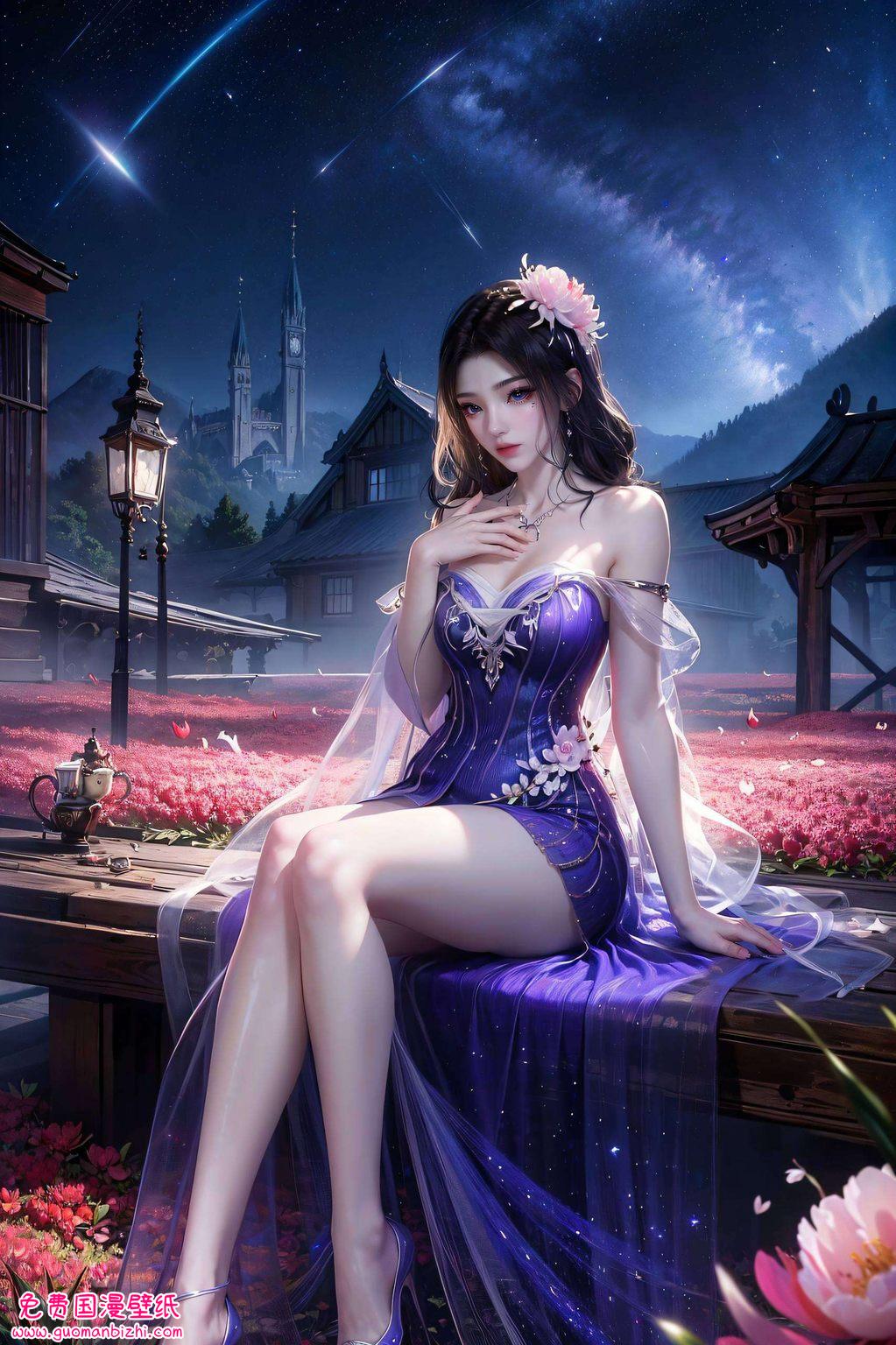 用她的美丽诠释着动漫美女的魅力感受着国漫的灵动与深邃