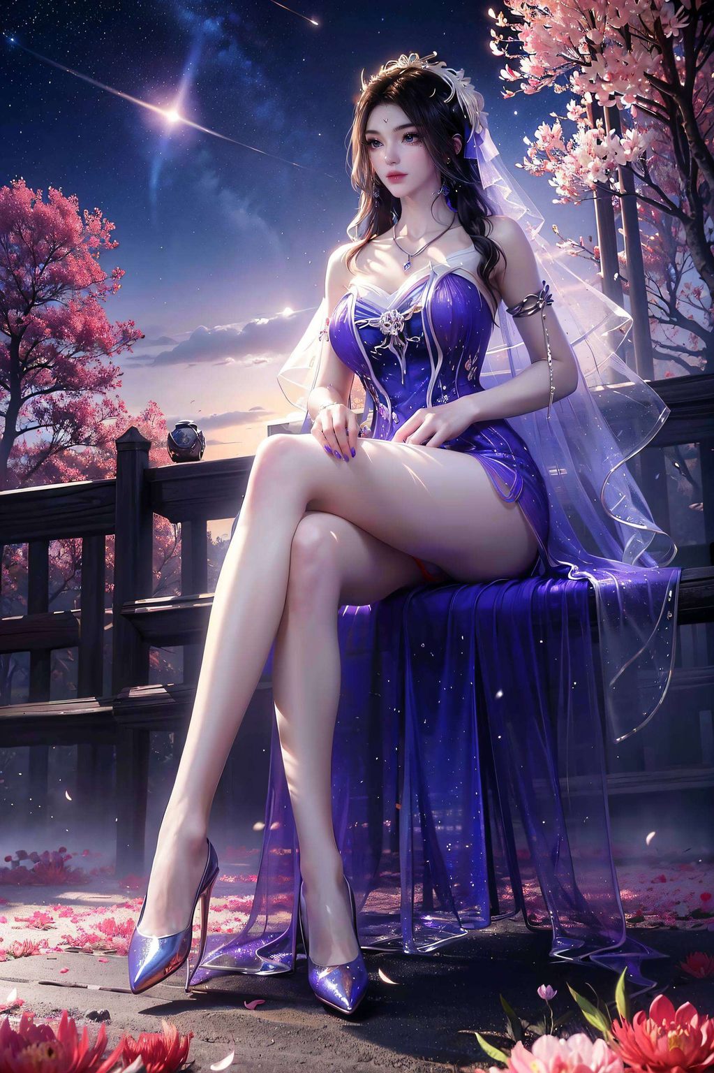 在炫彩壁纸的世界里让人仿佛置身于凡人修仙传的奇幻场景