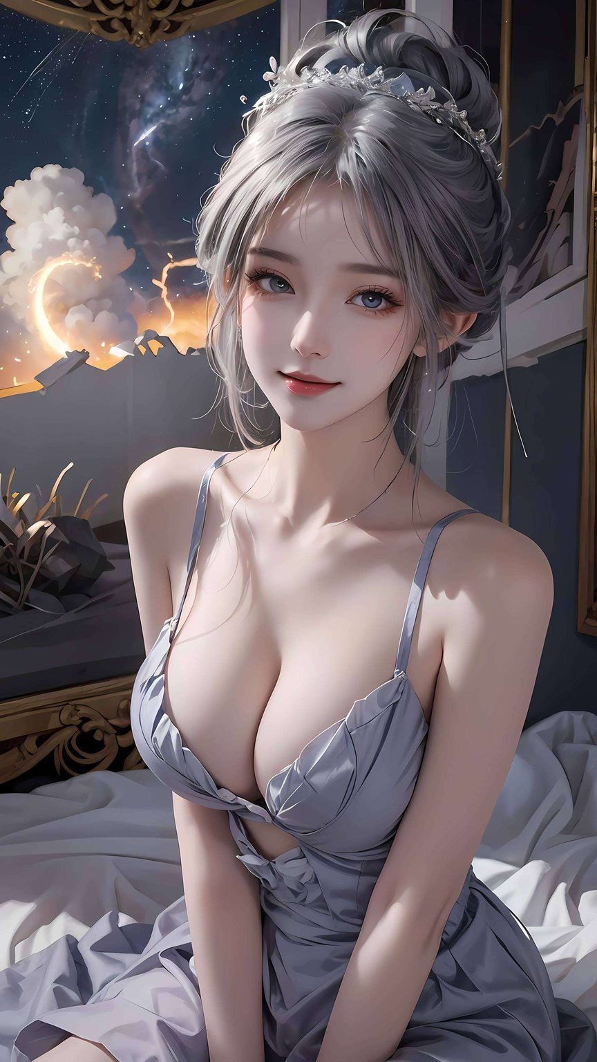 她的倩影让人感叹人生的美好