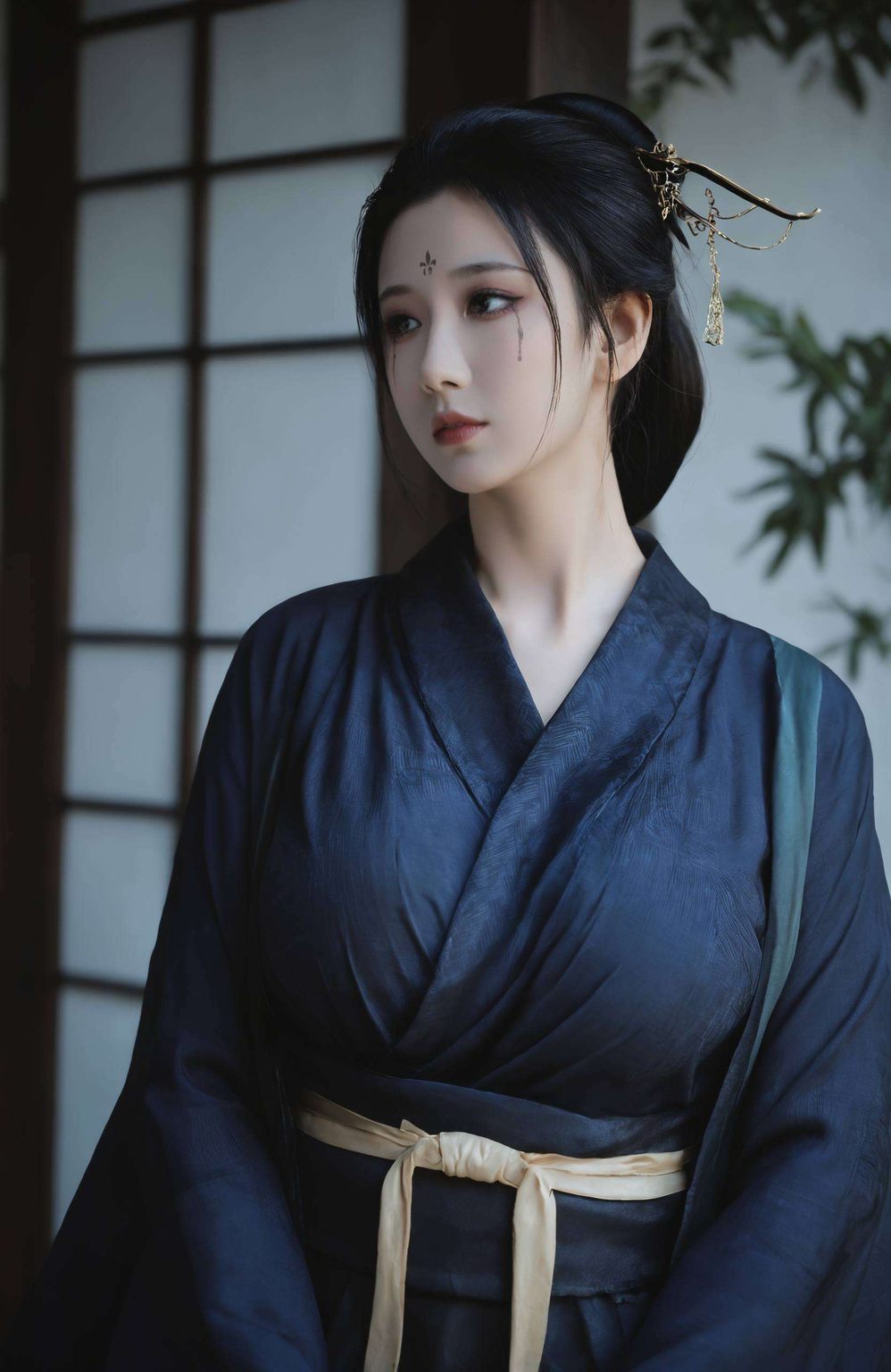 如同一缕春风四妹那婉约的身影轻轻舞动
