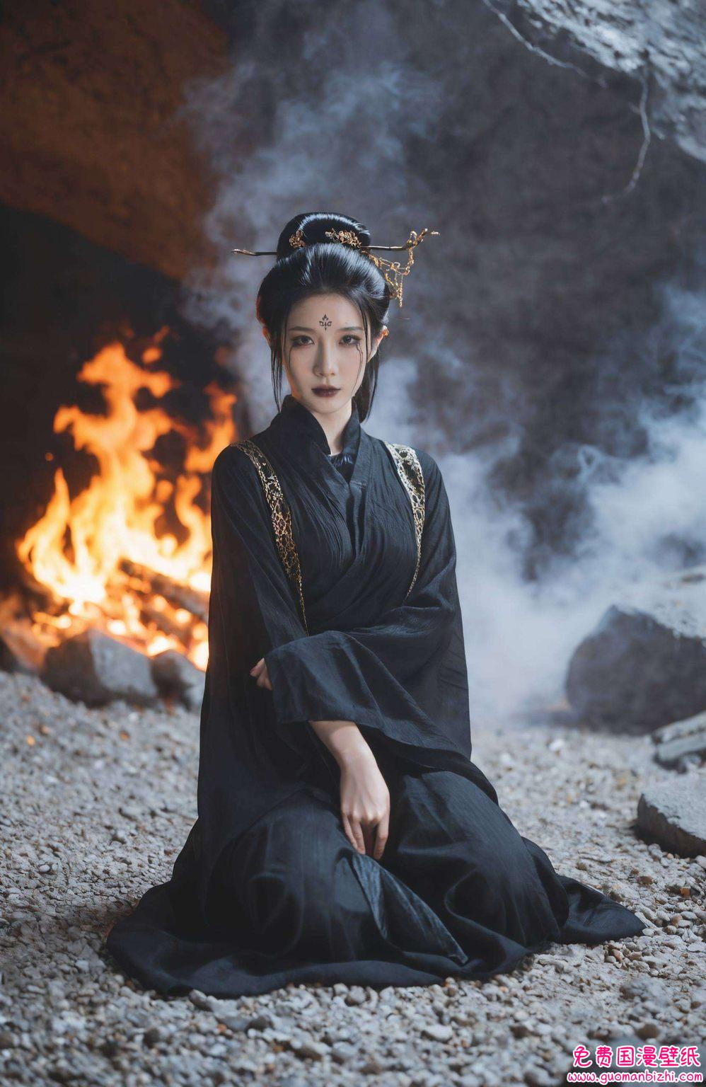 而那些游戏壁纸黑神话悟空的英姿跃然纸上