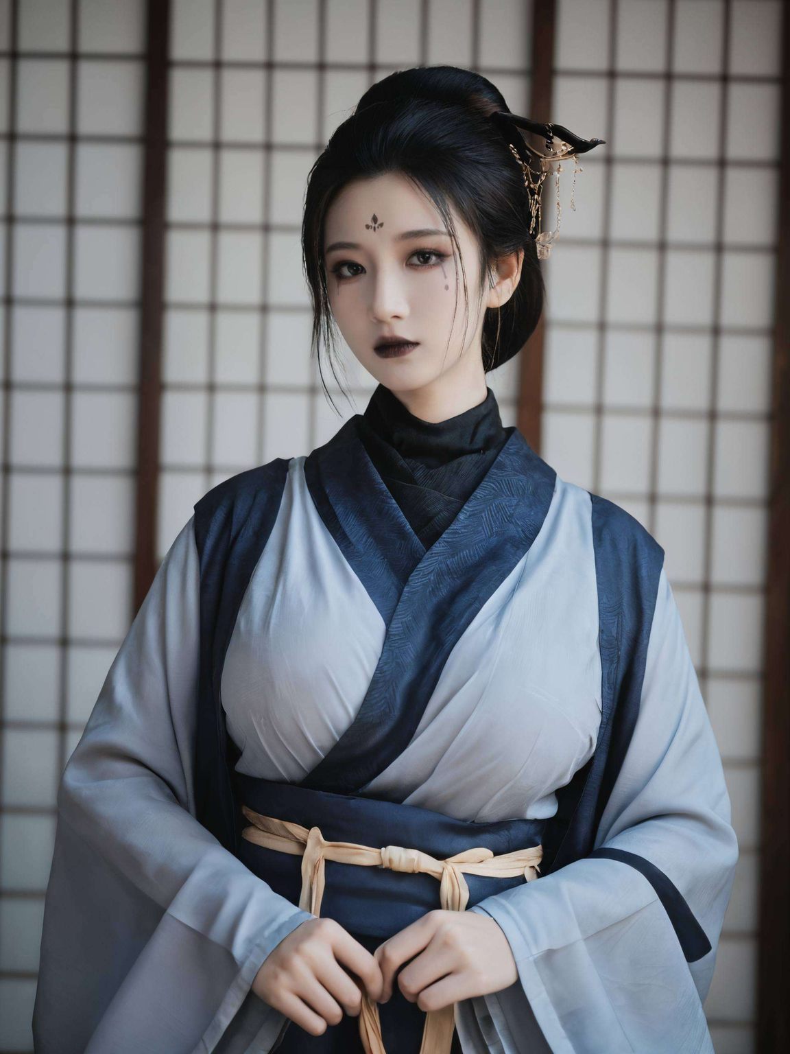 嘿今儿给大家推荐一款绝美的国漫女神——黑神话悟空四妹!她那神秘的眼神、华丽的衣裳