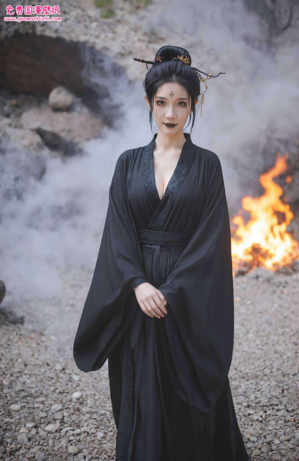 将玄幻元素融入游戏壁纸动漫女神之美