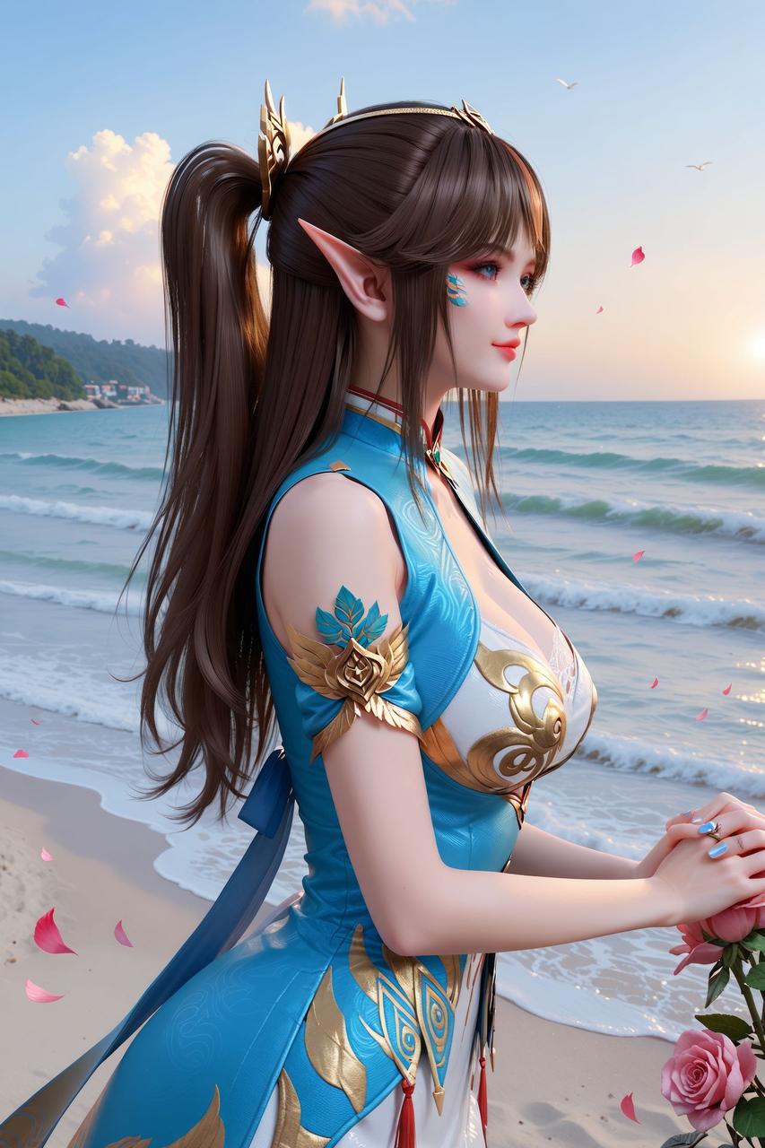完美世界凰女第259期壁纸预览图