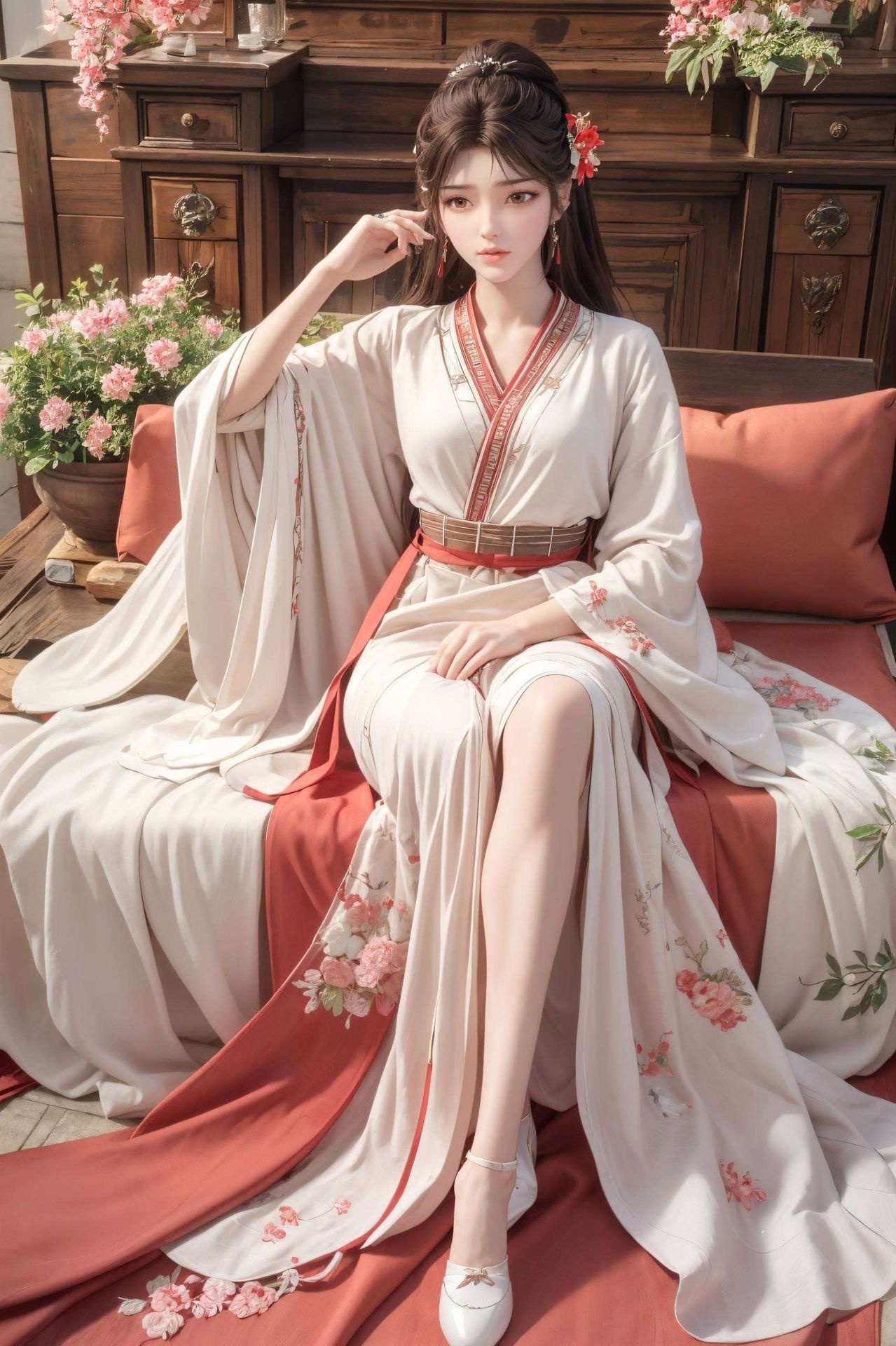 完美世界火灵儿锁屏壁纸示意图1