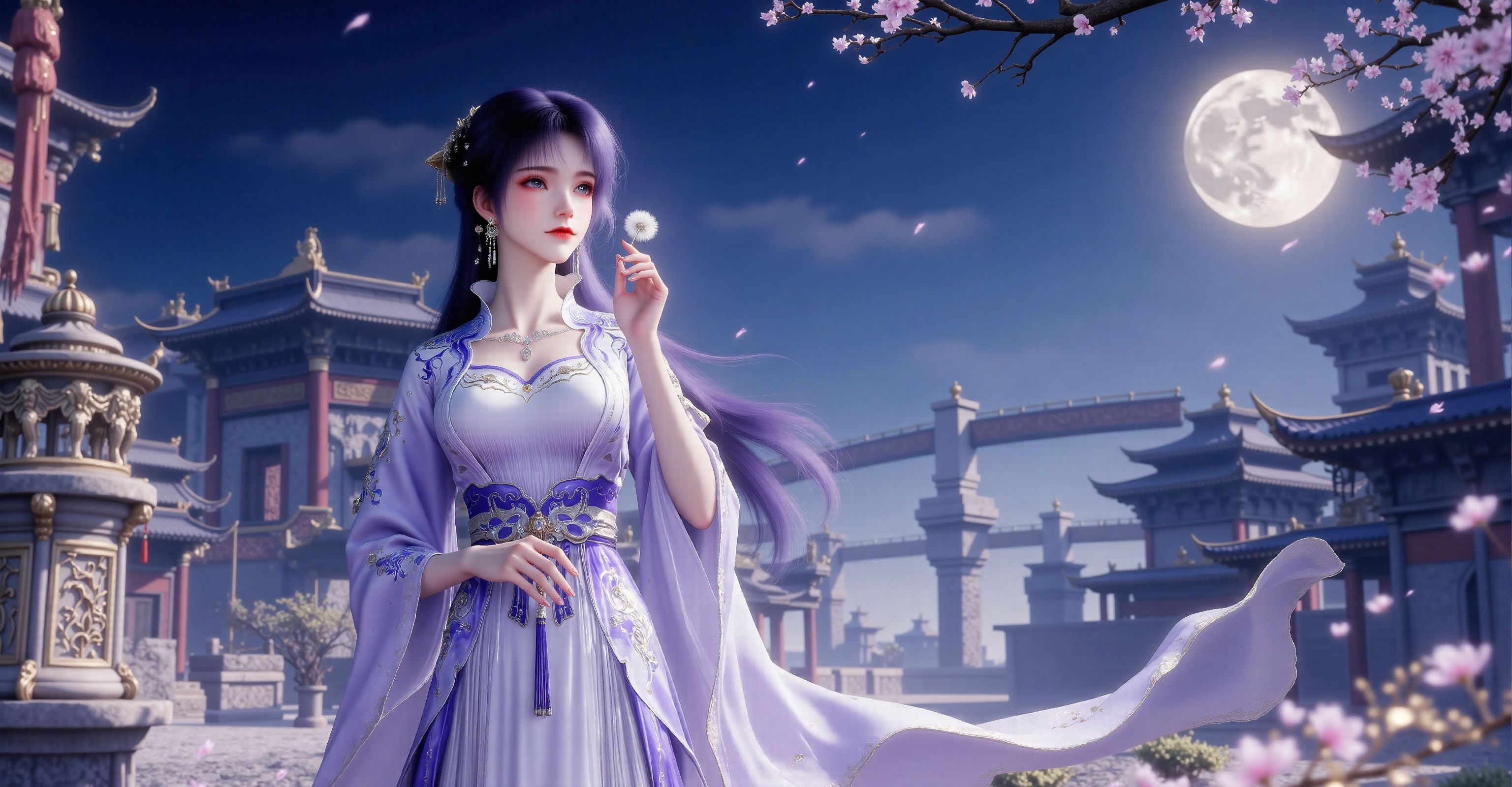 遮天姬紫月hd壁纸展示图片1