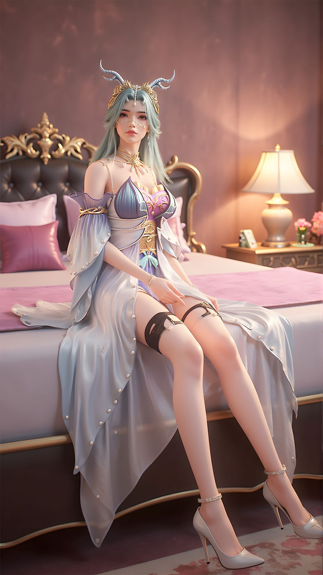 完美世界龙女锁屏壁纸预览图1