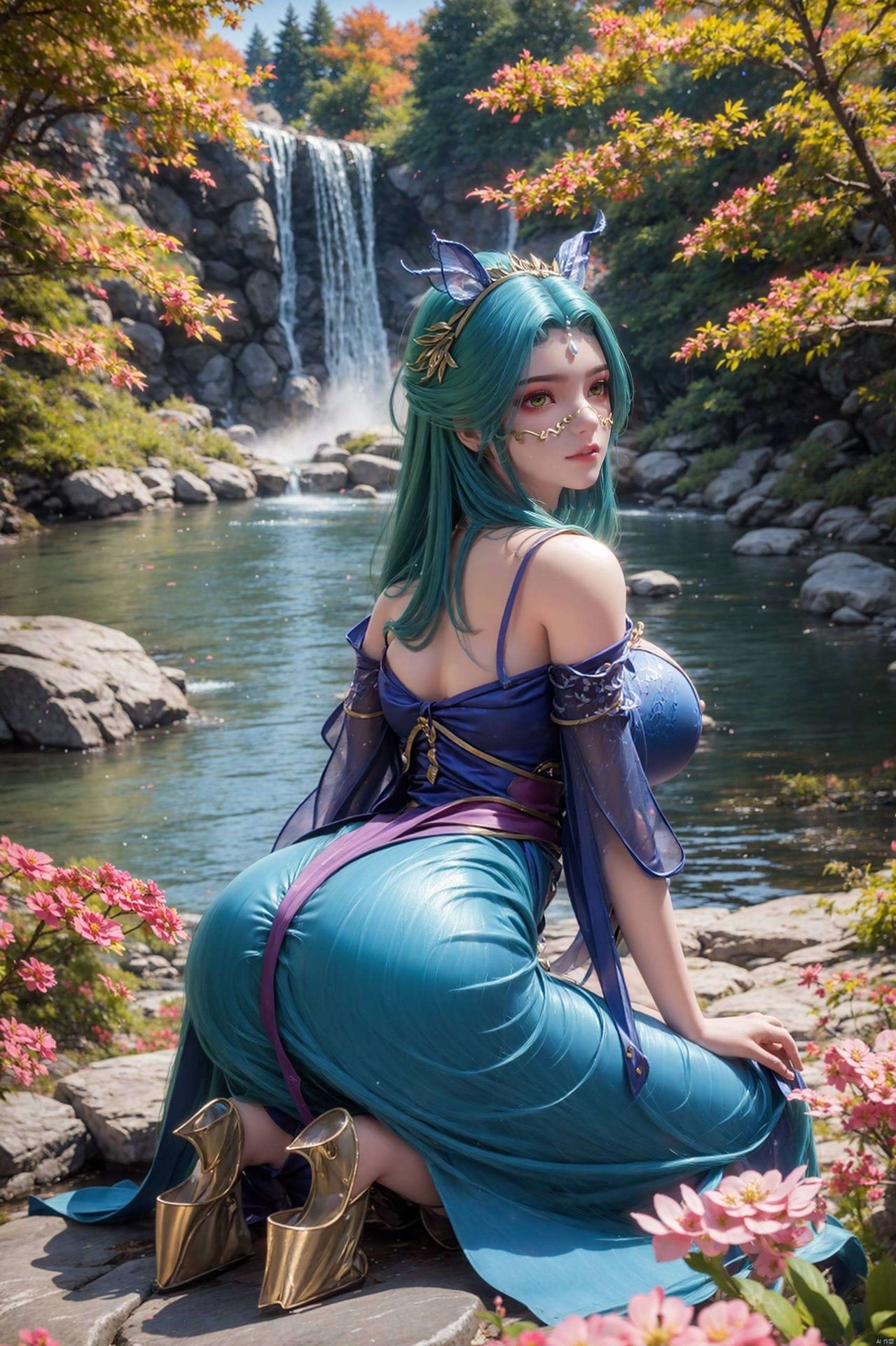 完美世界龙女锁屏壁纸缩略图1