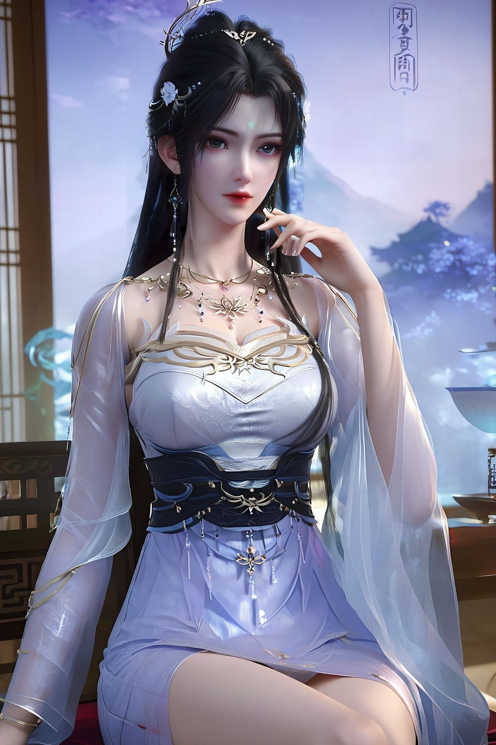 完美世界清漪锁屏壁纸展示图片1
