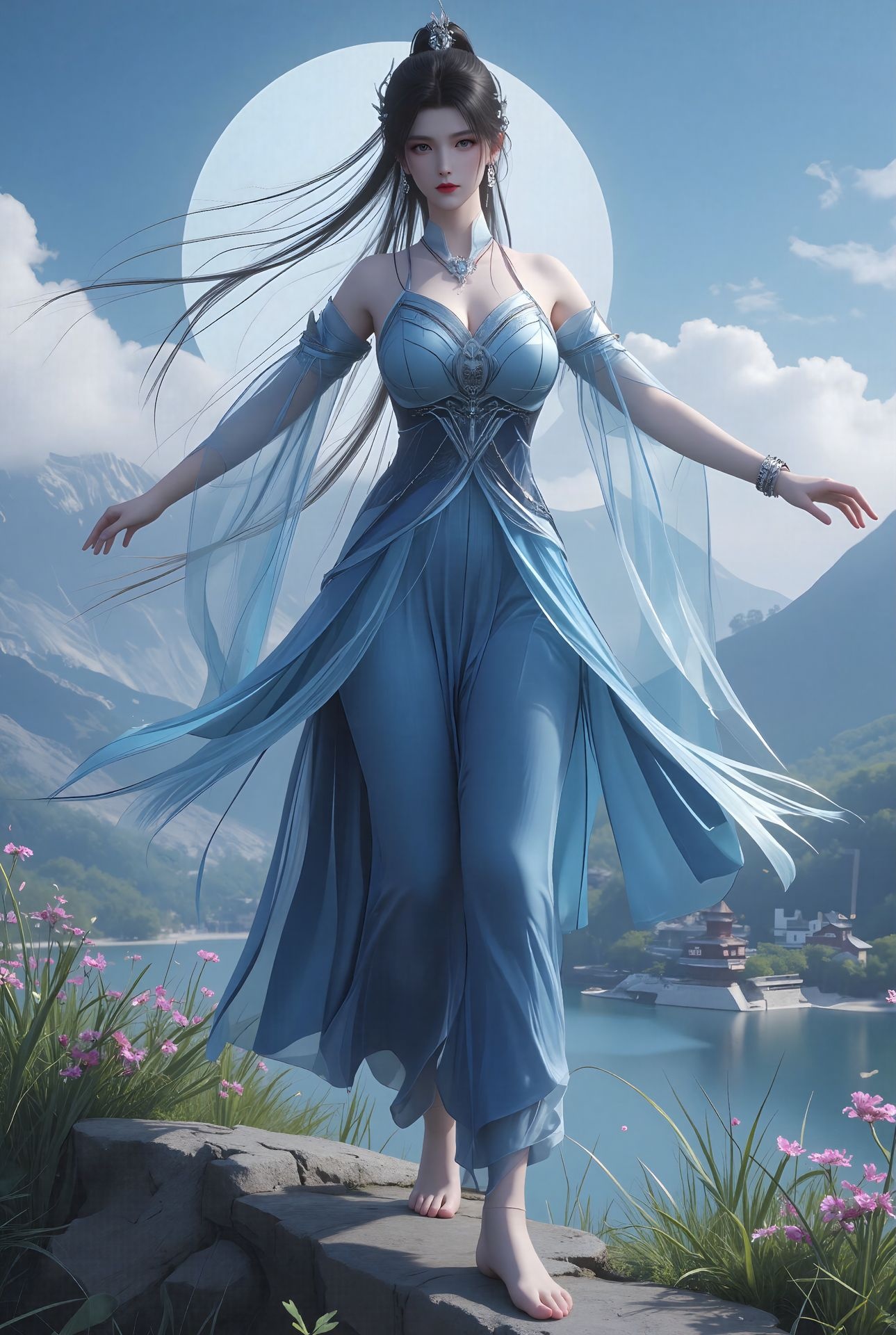 斗破苍穹萧薰儿锁屏壁纸示意图1