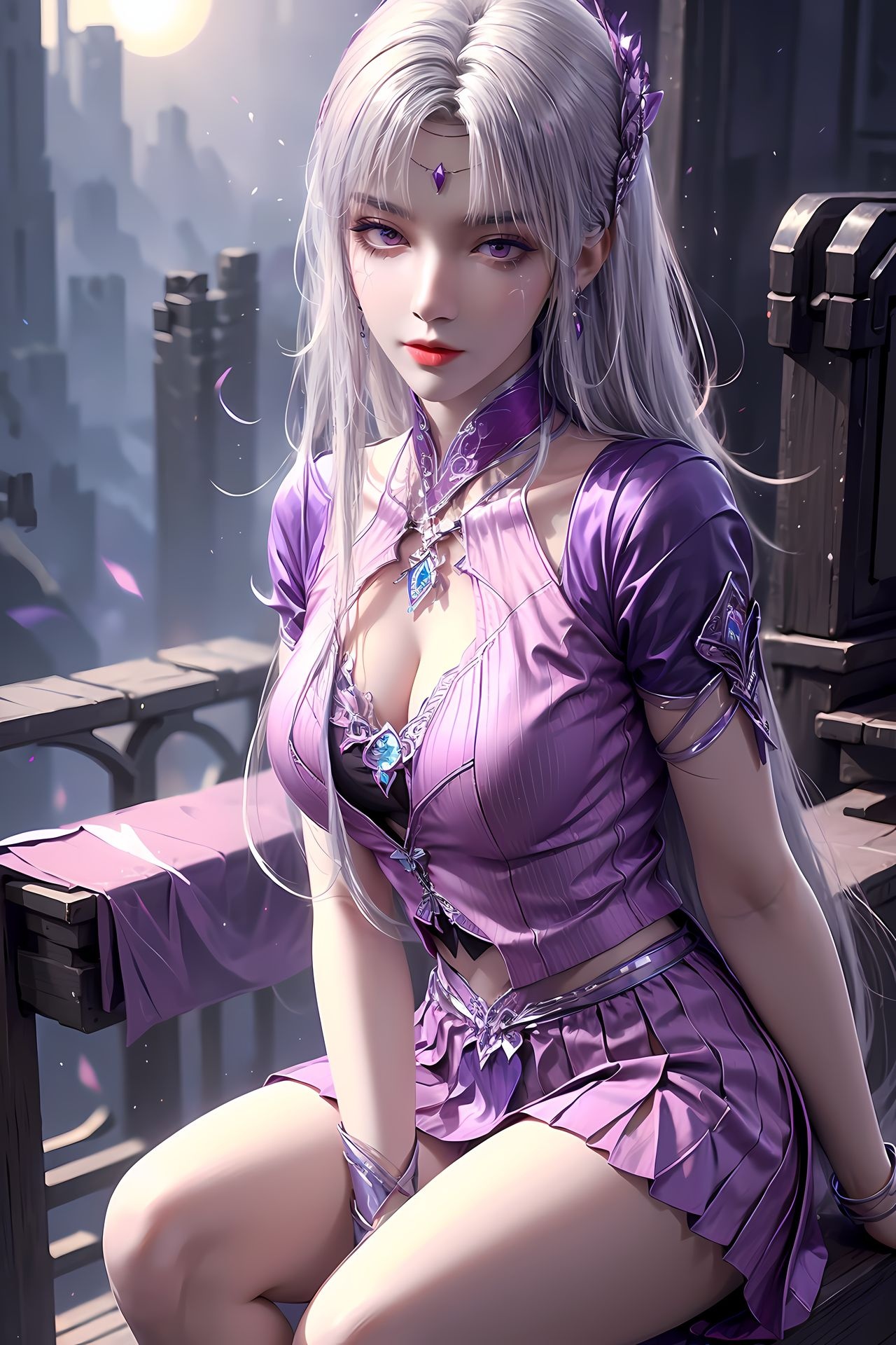 斗破苍穹小医仙桌面展示图片1