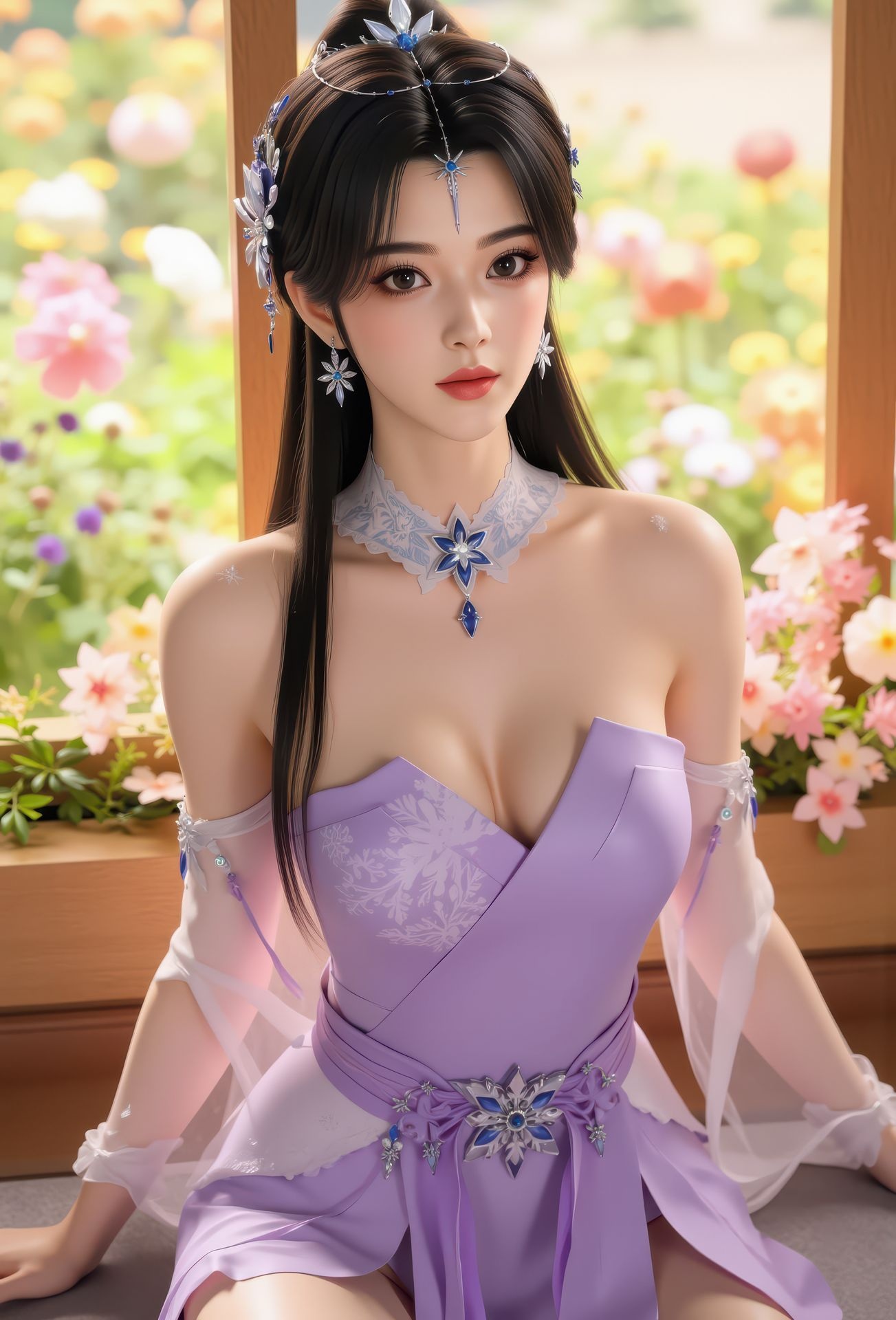 逆天邪神夏倾月锁屏壁纸示意图1