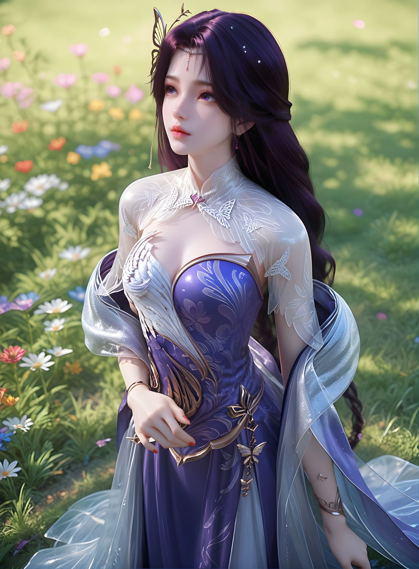 完美世界云曦锁屏壁纸示意图片1