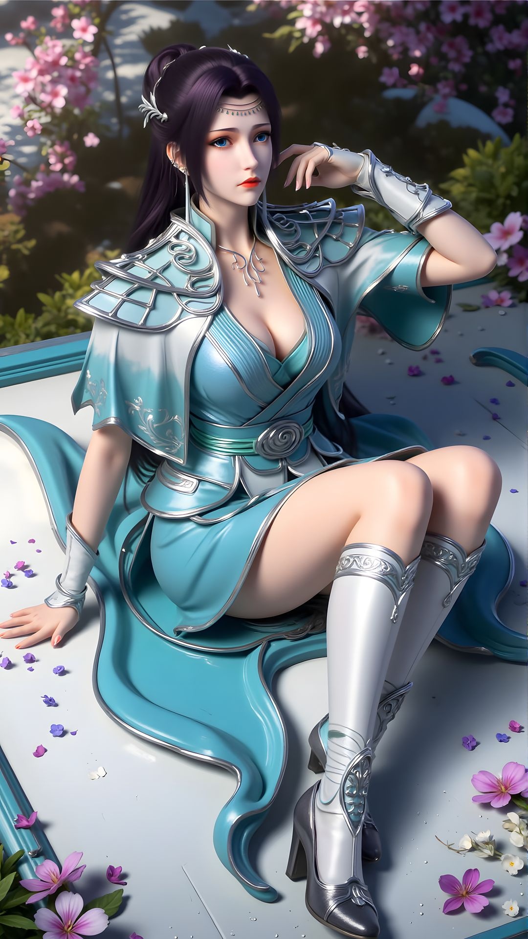 斗破苍穹云韵锁屏壁纸展示图片1