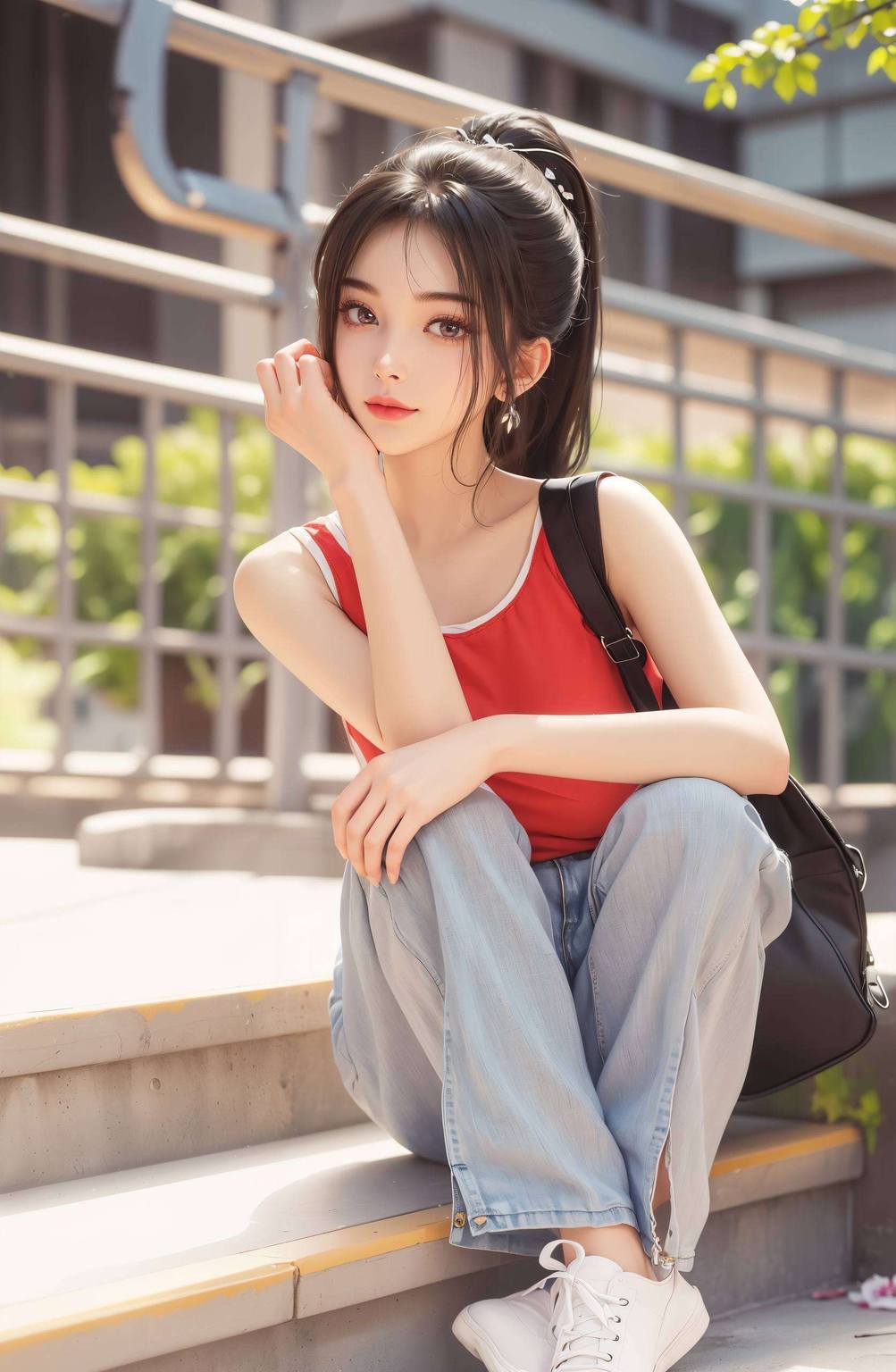 在这国漫美女的画廊中令人陶醉