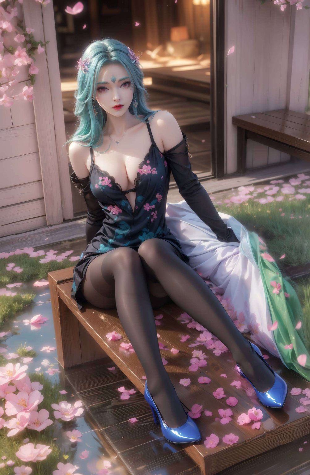 她的每一次浅笑如梦似幻