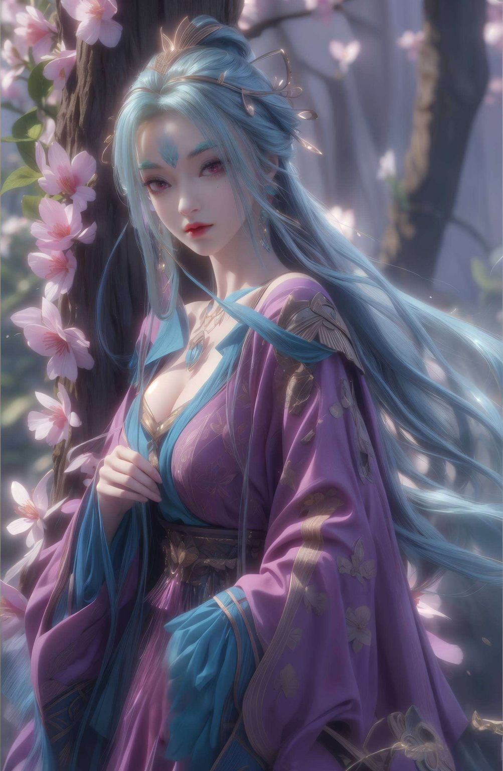 穿梭在国漫的绚丽世界细腻笔触勾勒出国漫女神的灵动风姿