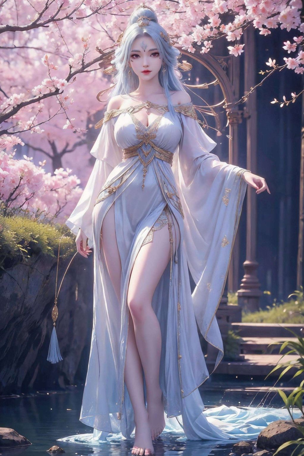 而镜玄则以其深邃的眼神和神秘的气质