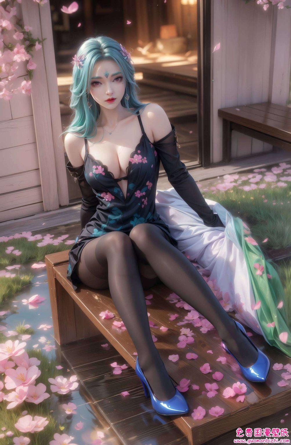 在炫彩壁纸的像素世界里眷思量壁纸中的国漫女神们也不甘示弱