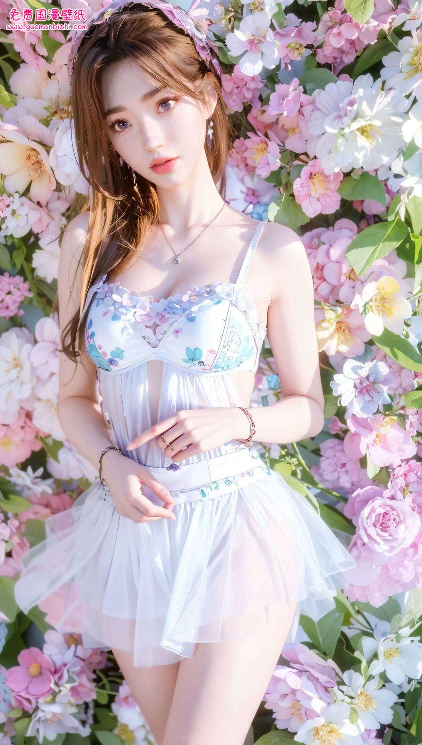 在屠丽壁纸的绚丽色彩中成为二次元世界中的永恒风景