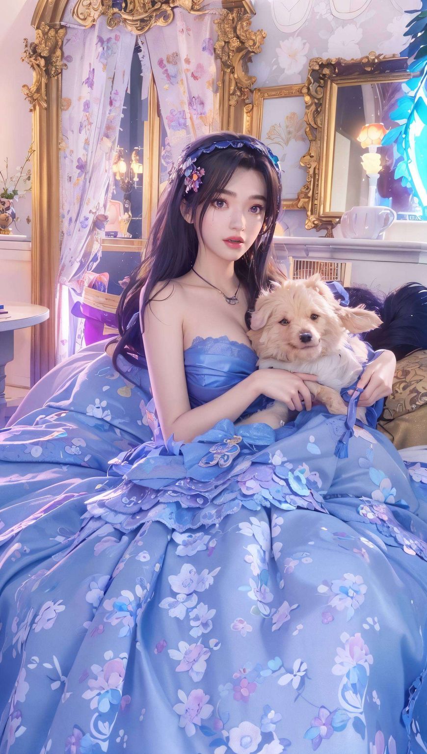 看她那双扑闪扑闪的大眼睛还有那位神秘的小调皮镜玄