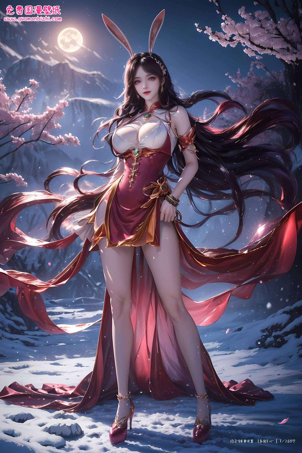 以及她所散发出的神秘气质彰显了国漫的唯美风采